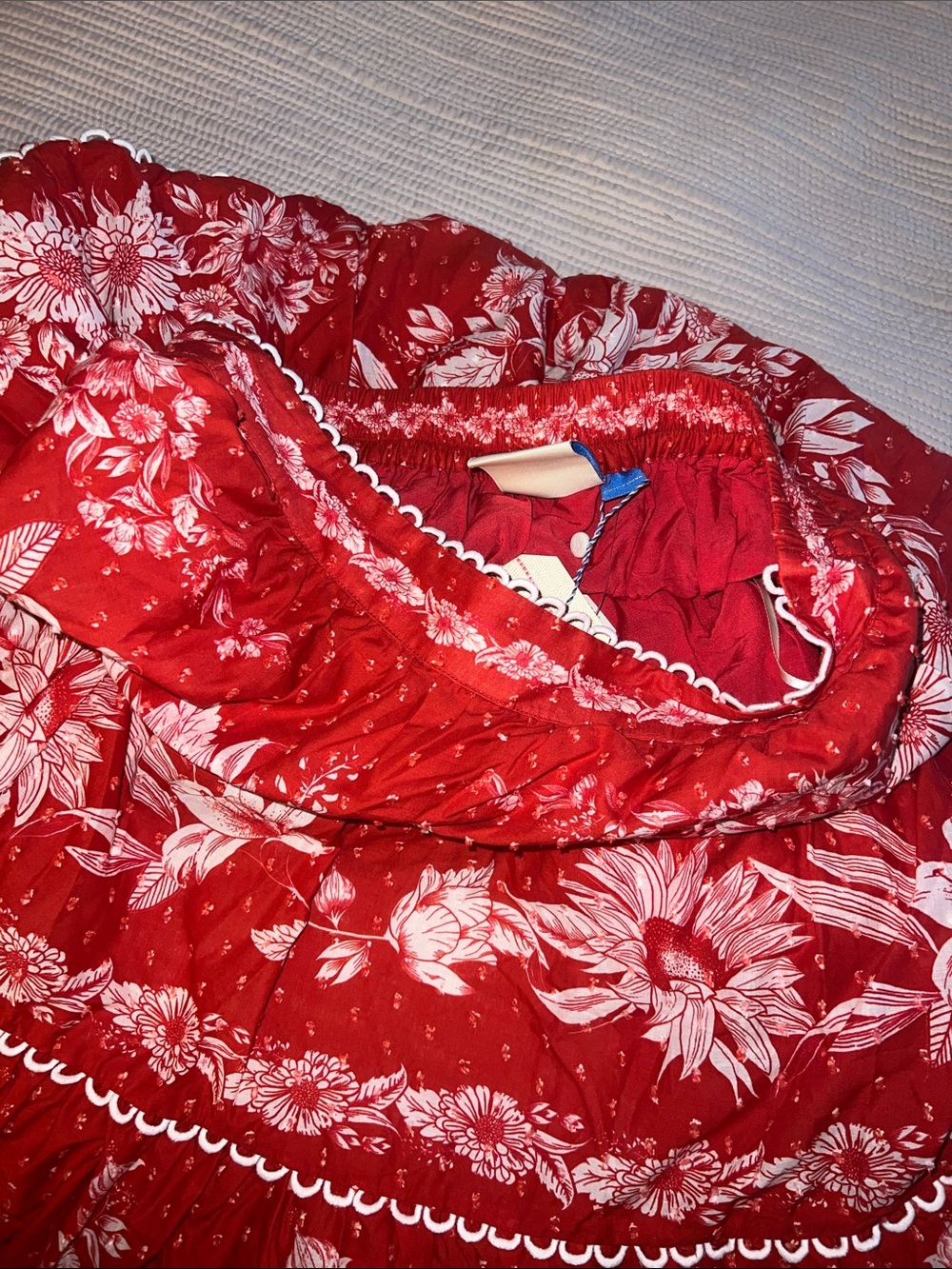 Farm Rio Tiered Floral Maxi Skirt - Picture 6 of 9